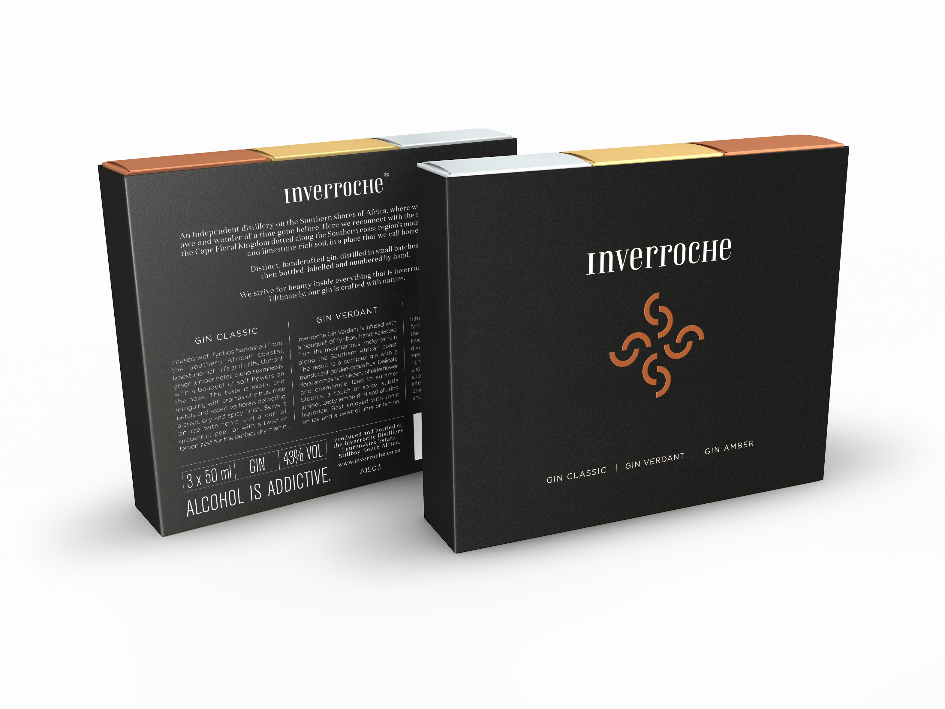 Inverroche Gin Gift Pack 3x50ml